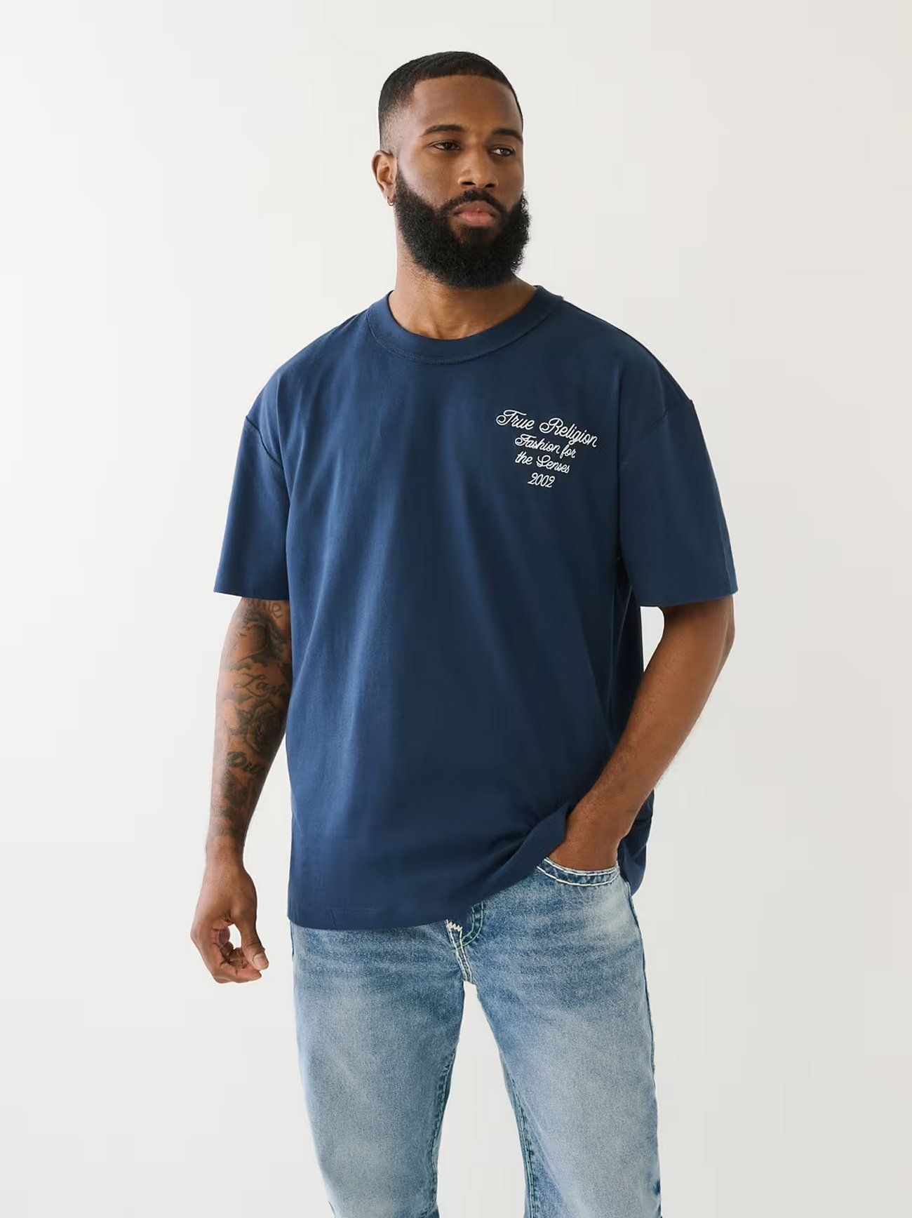 Designer Clothing Shirt True Religion True Religion Mesh Box Logo