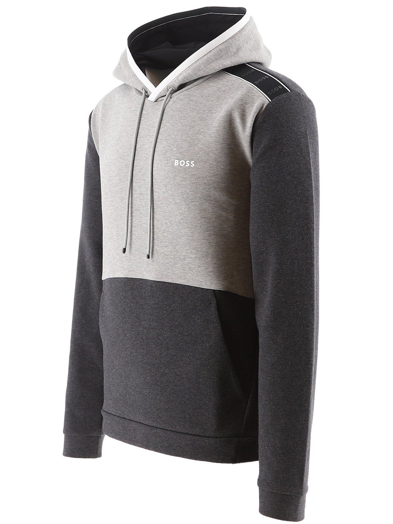 BOSS Medium Grey Soody Hoodie Designerwear Hassle Free Returns