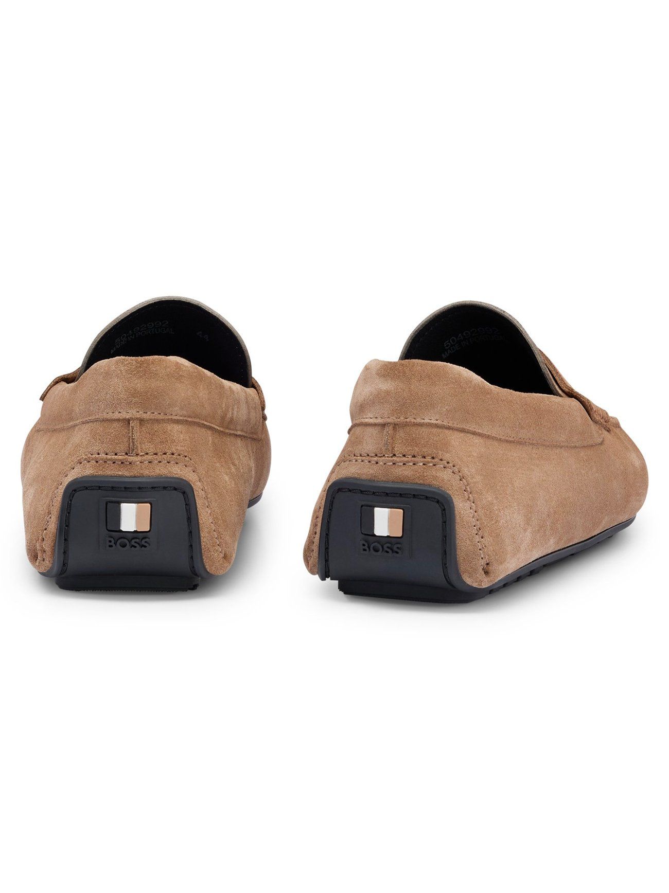 Beige Faux Suede Moccasin Boots