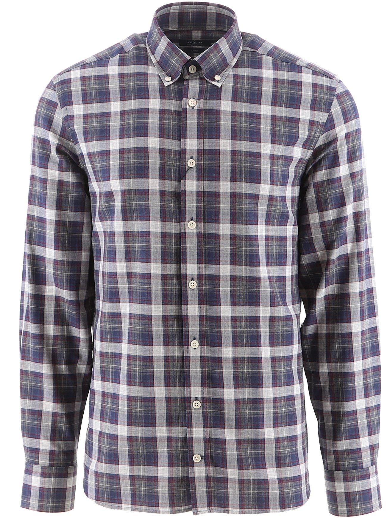 Rusty Ransom Check Shirt Burgundy