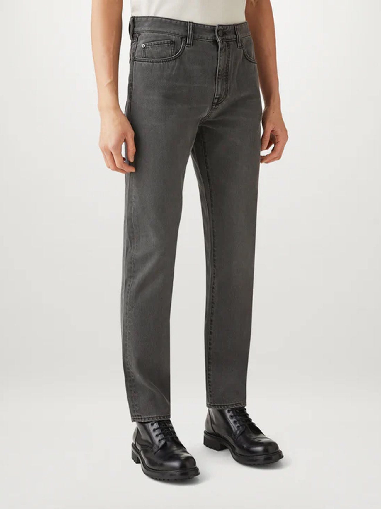 Belstaff Mens Gunmetal Longton Jean Designerwear