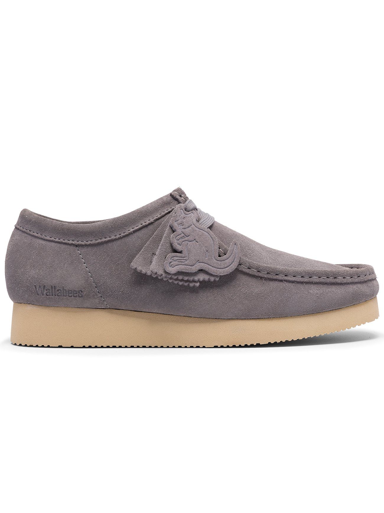 Clarks Originals Mens Grey Wallabee 2604 Shoe | Designerwear