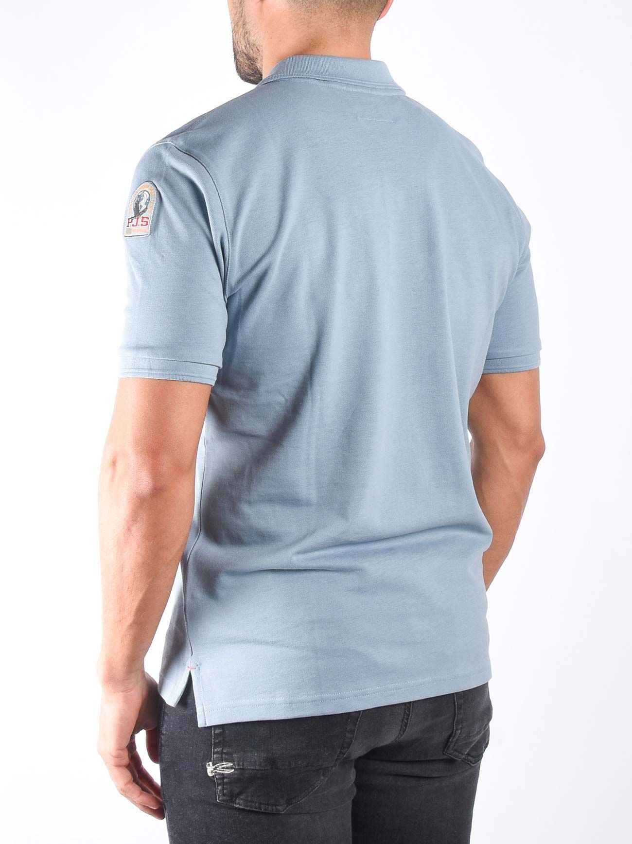 Parajumpers Blue Cotton Polo Shirt main image 0