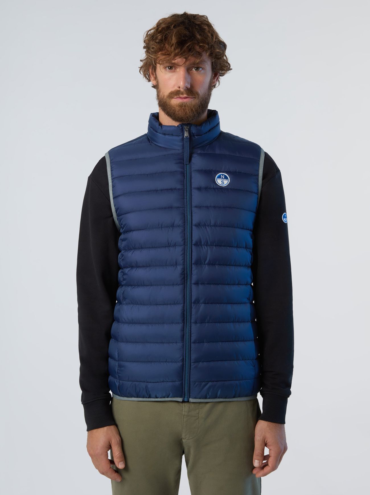 Gilet North Sails Crozet Uomo - 100% Poliestere Riciclato, Idrorepellente, Con Collo Alto - Foto 9