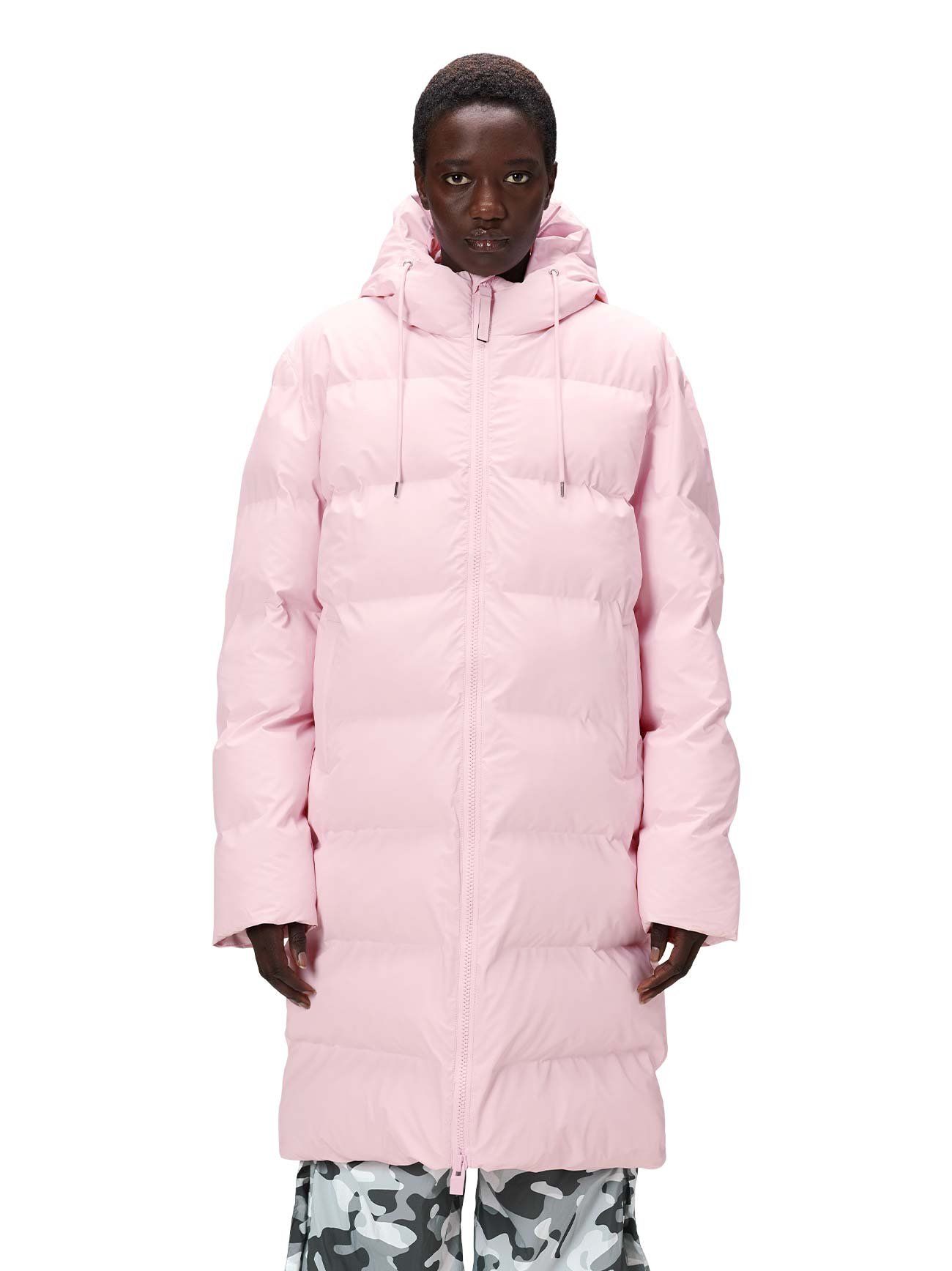 Rains Womens Candy Alta Long Puffer Jacket Designerwear