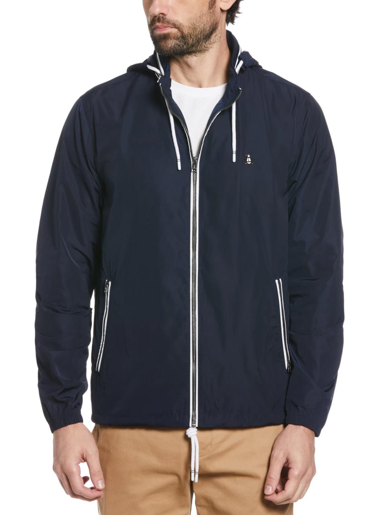 Blue Original Penguin Windbreaker Original Penguin Jacket In