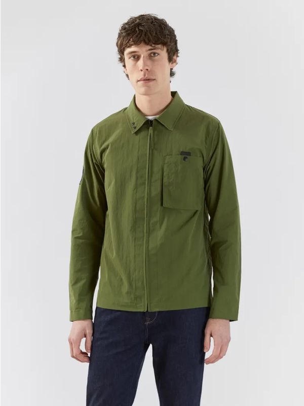 Heaton Pretty Green Black Overshirt Pretty Green GREEN HEATON