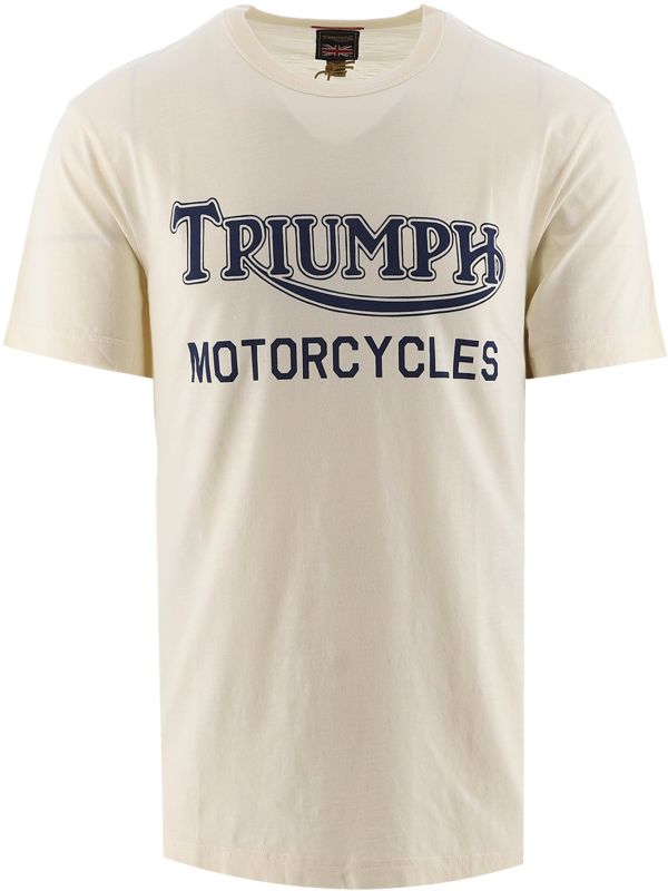 Triumph Bone Indigo Barwell Printed T-Shirt Designerwear