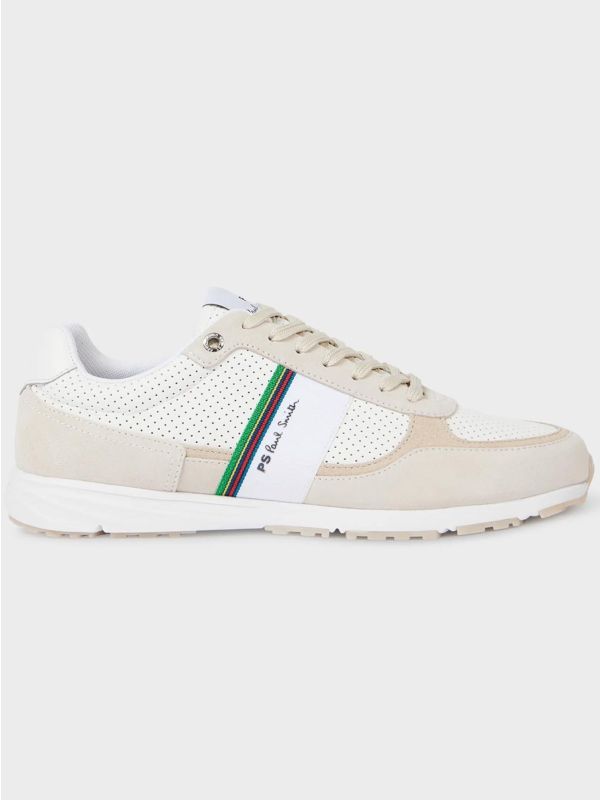 Paul Smith Mens White Huey Trainer Designerwear