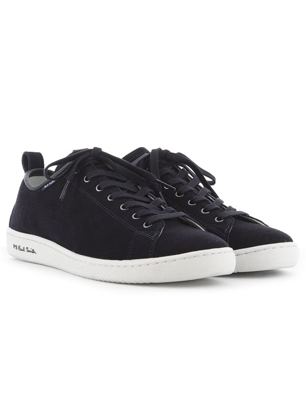 Paul Smith Dark Navy Leather Miyata Sneaker Designerwear