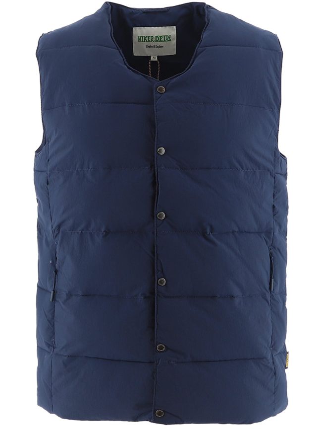 Hikerdelic Mens Navy Quilted Vest Designerwear Next Day Delivery Available