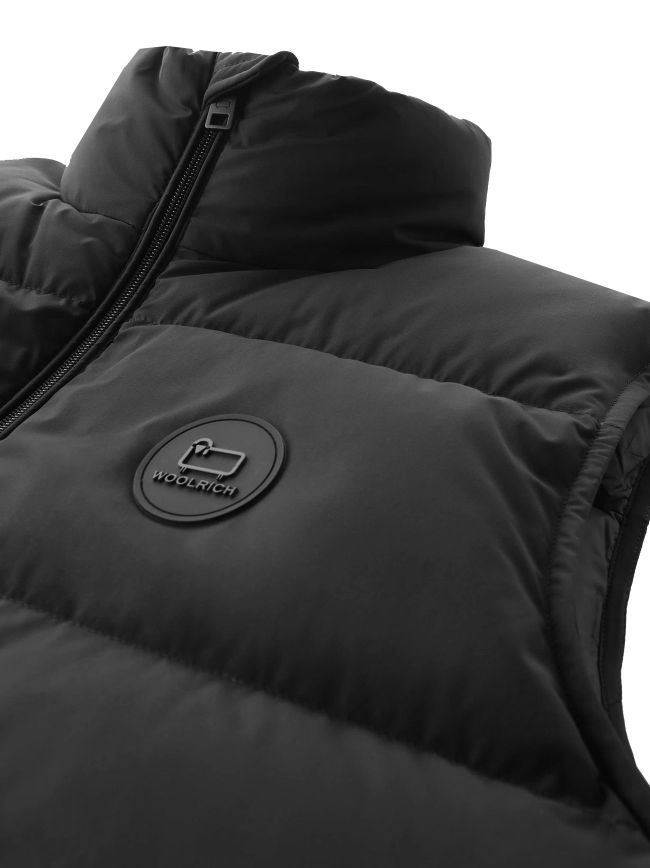 Woolrich Black Sierra Supreme Gilet Designerwear Signup for an