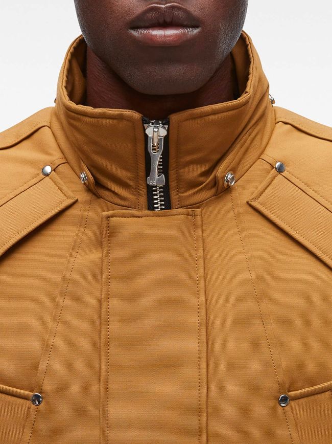 Moose Knuckles Tapenade Black Stirling Parka Jacket Designerwear