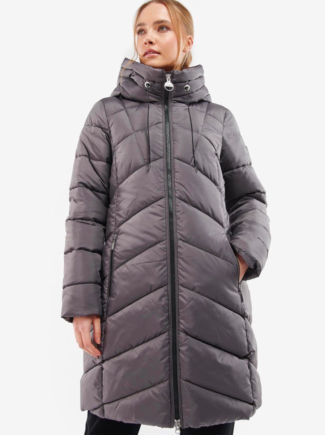 Barbour International Graphite Salta Quilted Jacket Designerwear