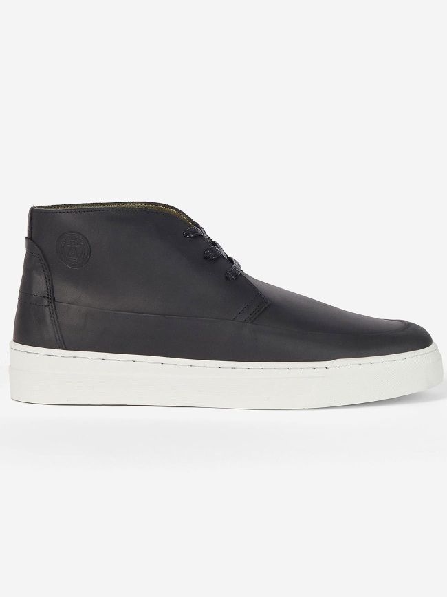 barbour black nelson chukka boot