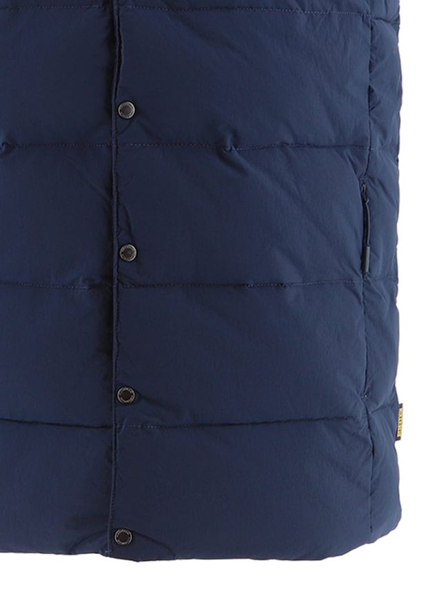 Hikerdelic Mens Navy Quilted Vest Designerwear Next Day Delivery Available