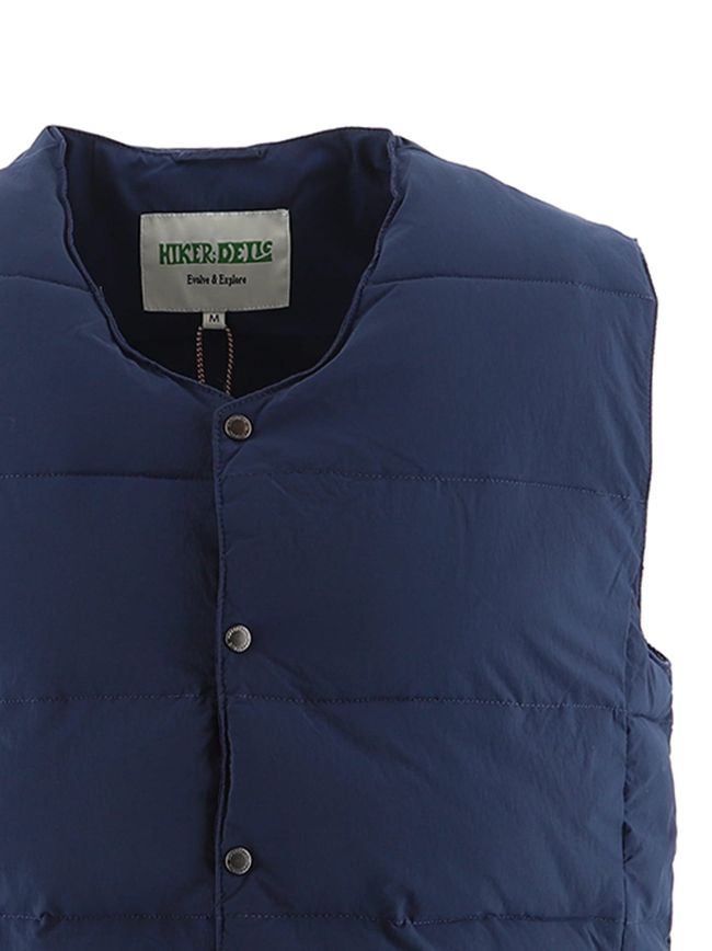 Hikerdelic Mens Navy Quilted Vest Designerwear Next Day Delivery Available