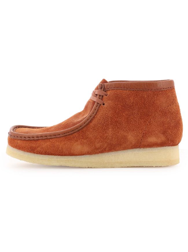 clarks wallabee tan hairy suede