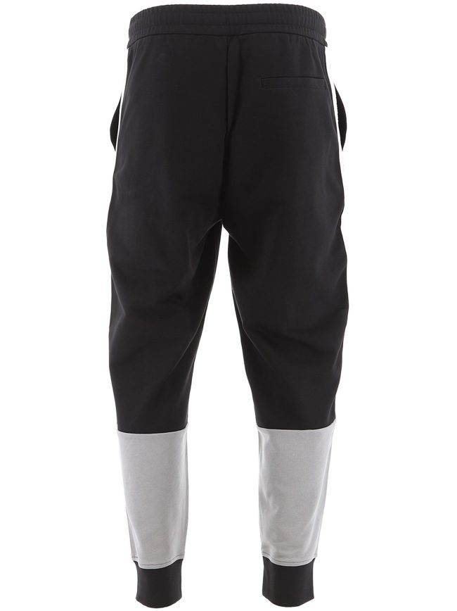 Armani Exchange Black Zinc Branded Jogging Pants Designerwear