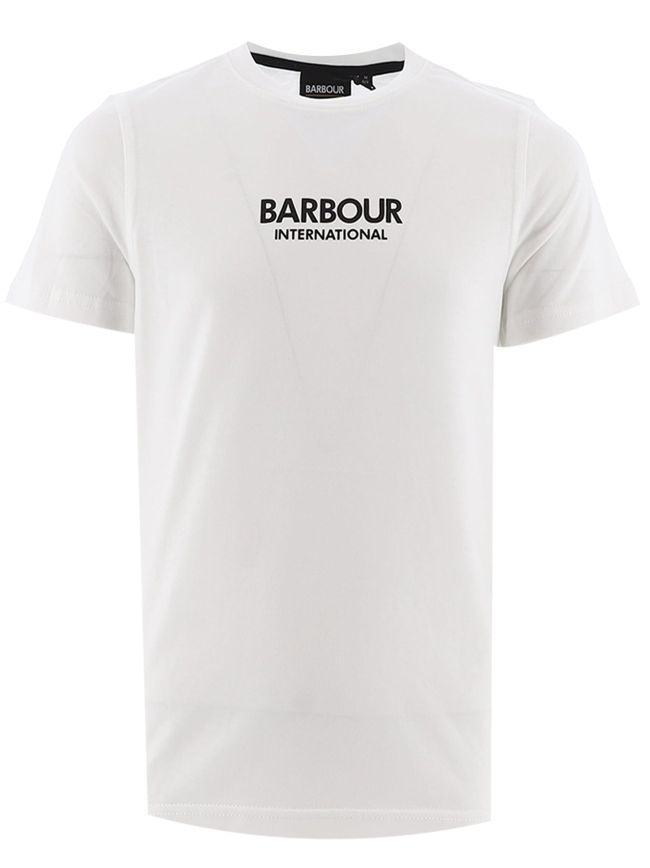 Barbour International Kids White Formular TShirt Designerwear