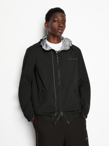 Armani Exchange Black Zinc Blouson Jacket | Designerwear