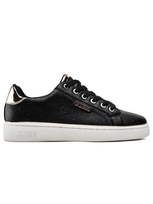 Guess Sneaker Carey Logo Met Detail Dames Grijs Dames shoppen