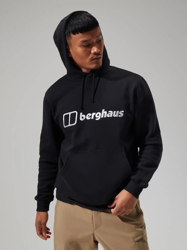 Berghaus Black Logo Hoodie Designerwear Signup for an Exclusive