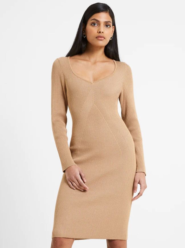 french connection brown dress