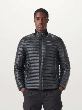 Pretty Green Tan Insignia Cord Parka Jacket | Designerwear | Buy Pretty Green Tan Insignia Cord Parka Jacket | Designerwear | Buy
