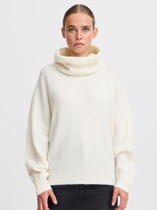 売れ筋商品|||イチ ニット&セーター レディース アウター IHKamara - Jumper - cloud dancer IHKAMARA Pullover i cloud dancer farge | ICHI