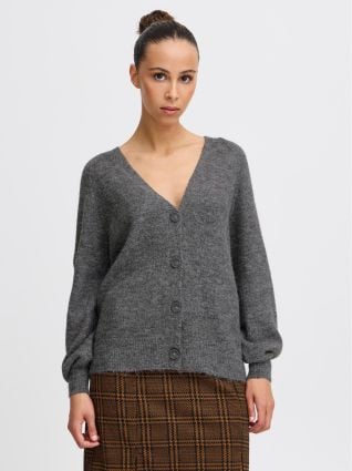 ICHI Womens Cloud Dancer Ihkamara Jumper| Designerwear