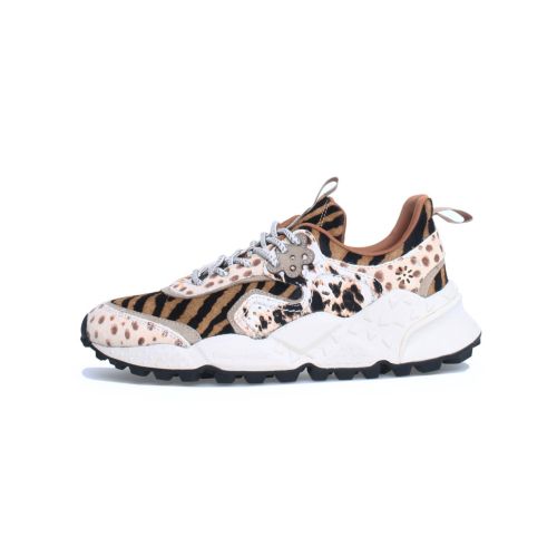 Flower Mountain Womens Beige Brown Kotetsu Trainer