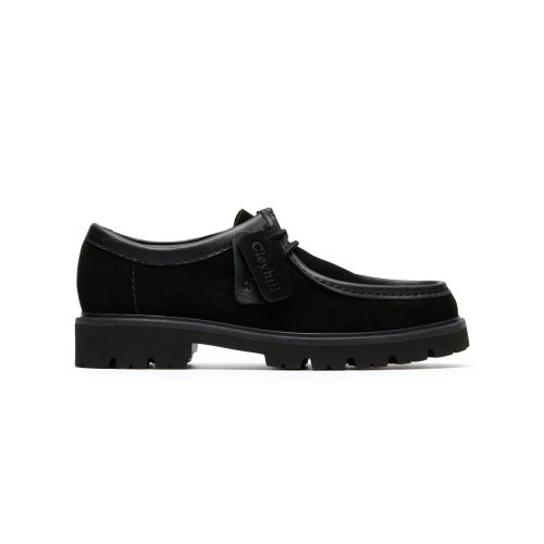 Clarks Men's Black Cleyhill Seam Shoe