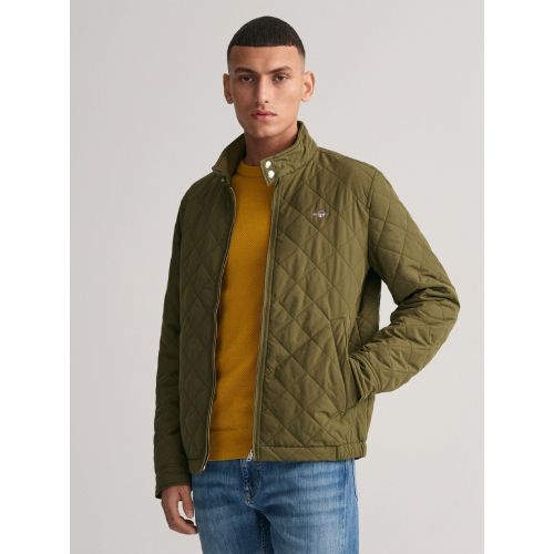 Gant Men's Green Juniper Quilted Windcheater Jacket