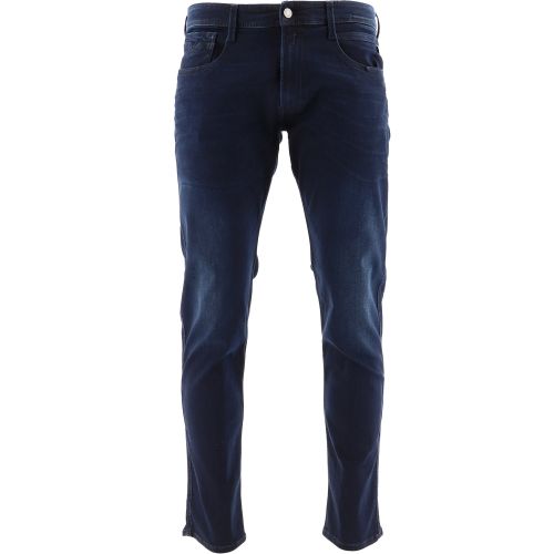 Replay Men's ["Blue","Navy"] Dark Blue Anbass Slim Fit Jean
