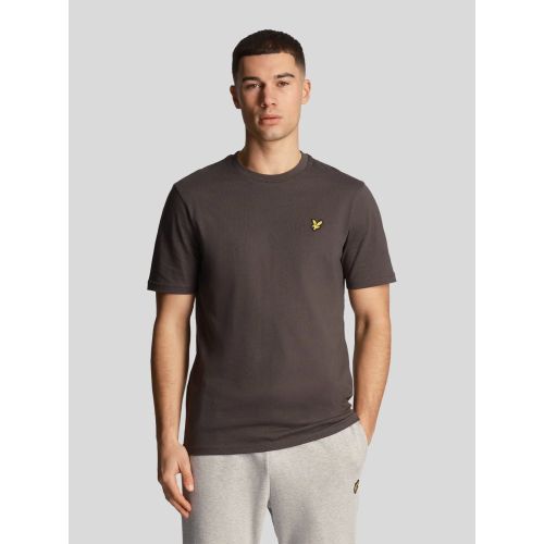 Lyle And Scott Men's Grey Gunmetal Plain T-Shirt