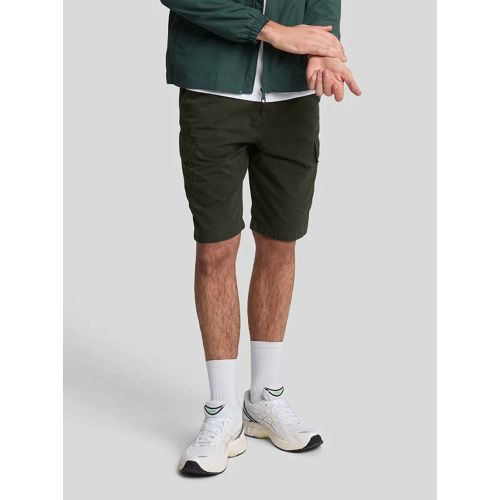 Lyle And Scott Men's Green Olive Cargo Short