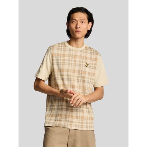 Lyle and Scott Mens Luna Spring Tartan T-Shirt Designerwear