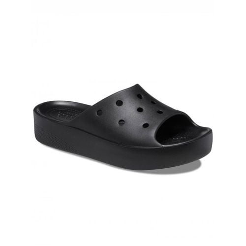 Crocs platform slides store