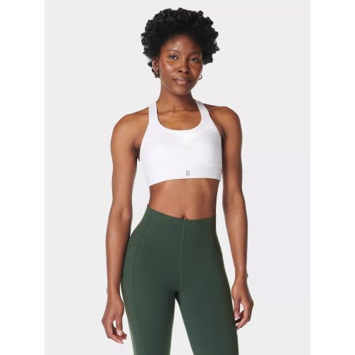 Sweaty Betty Women's White Power Support Sports Bra Medium