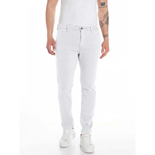 Replay Men's Grey Pearl Zeumar Jean
