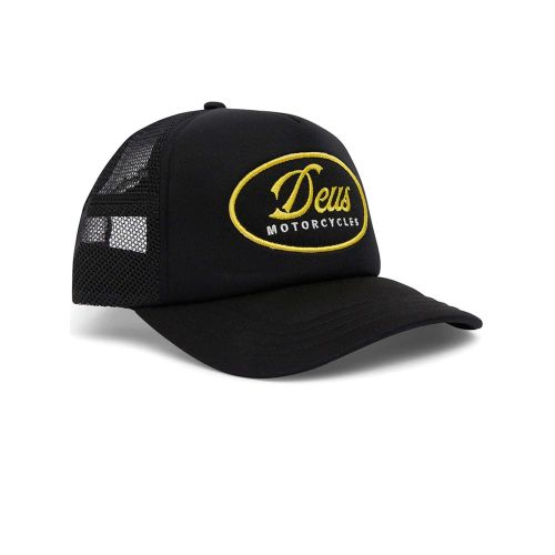 Deus Ex Machina Men's Black Ride Out Trucker Cap