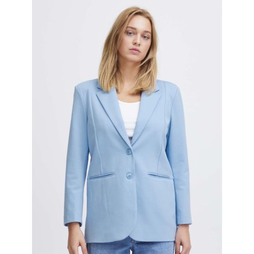 Ichi Women's Blue Della Robbia Kate Oversized Blazer