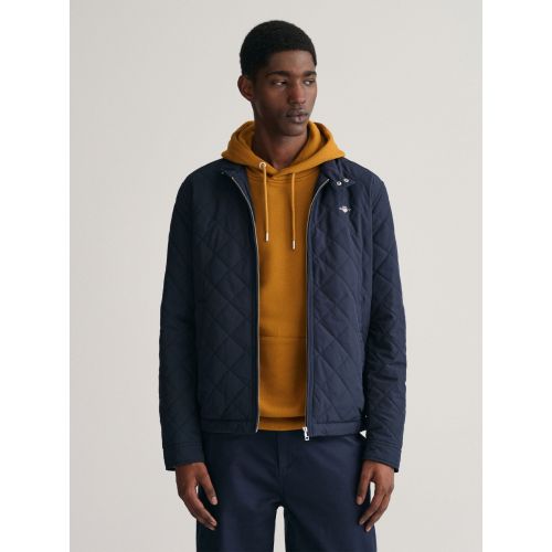 Gant Men's Blue Evening Quilted Windcheater Jacket