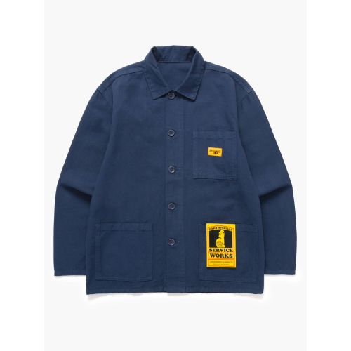 Service Works Men's Navy Canvas Chore Shirt
