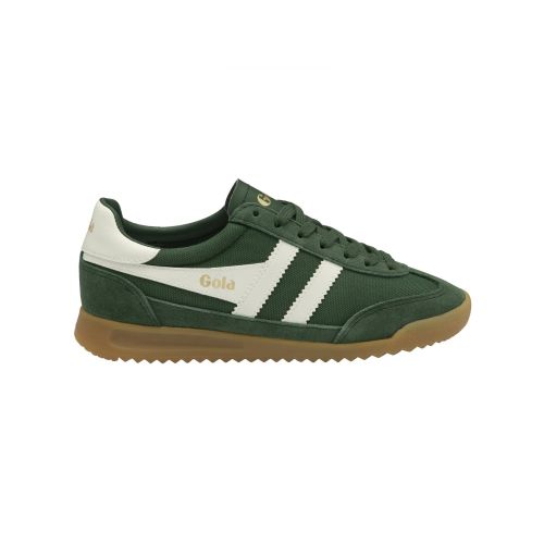 Gola Women's ["Multi","Green"] Evergreen Off-White Tornado Trainer