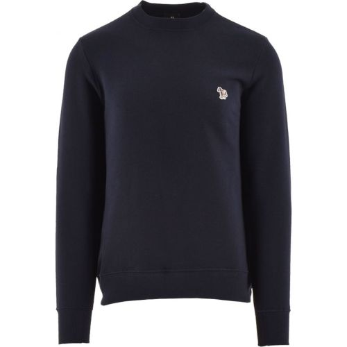 Paul Smith Men's Navy Very Dark Regular Fit Zebra Sweatshirt