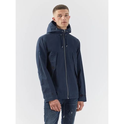 Pretty Green NAVY COOPER PARKA Jacket Designerwear Split in