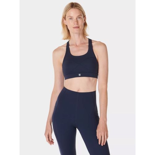 Sweaty Betty Women's Blue Navy Power Support Sports Bra Medium