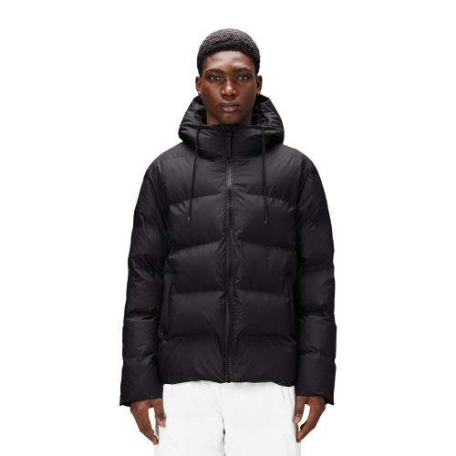Rains Men's Black Alta Puffer Jacket
